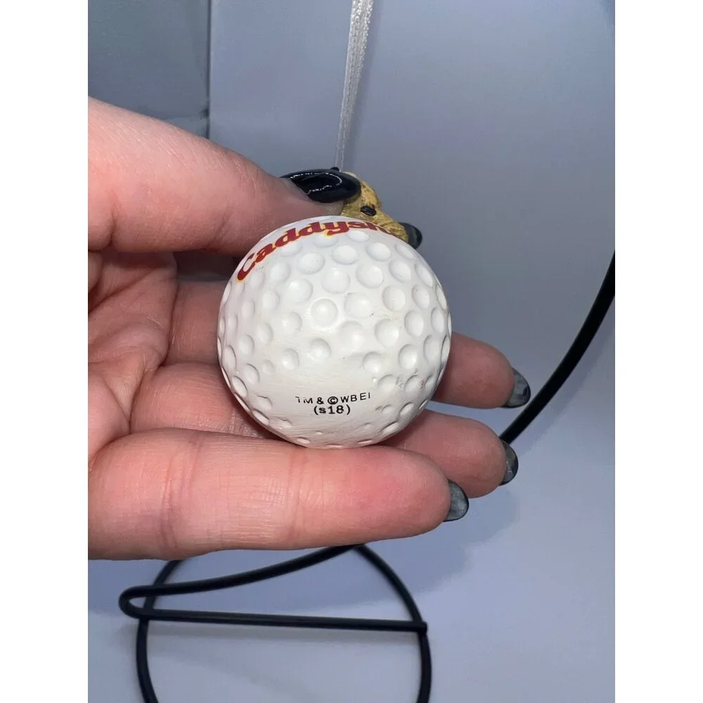 Caddyshack The Movie Gopher On Gold Ball Christmas Ornament Classic Funny Movies